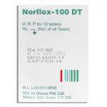 ノルフロックス DT Norflox DT. ノルフロキサシン 100mg 錠  （Okasa）