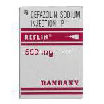 レフリン Reflin, セファメジン ジェネリック, セファゾリン 500mg, 注射 箱
