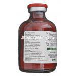 オンコドックス50 Oncodox-50, ドキシル ジェネリック, ドキソルビシン 50mg 注射バイアル (Cipla) ボトル