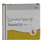 テノリック50 Tenoric-50, テノレチック ジェネリック, アテノロール 50mg, クロルタリドン, 12.5 mg, 錠 箱