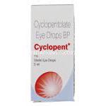 シクロペント Cyclopent, サイプレジンジェネリック, シクロペントラート 1% 5ml  点眼薬 (Sun Pharma)