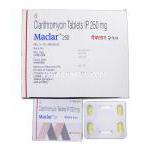 マックラー250 Maclar 250, クラリス  ジェネリック, クラリスロマイシン, 250 mg, 錠