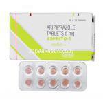 アスプリト-5 Asprito-5, アビリファイ ジェネリック, アリピプラゾール, 5 mg, 錠