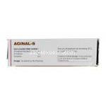 アジナル-5 Aginal-5, ノルバスク・アムロジン ジェネリック, 5 mg, 錠, 箱側面2