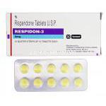 レスピドン-3 Respidon-3, リスパダール ジェネリック, リスペリドン, 3mg, 錠