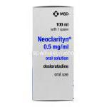 ネオクラリチン Neoclarityn, デスロラタジン  0.5m/mll 100ml 経口服用液 製造者情報
