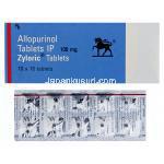 Zyloric ザイロリック, アロプリノール 100mg 錠 (GSK)