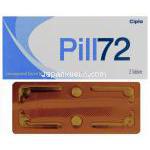 ピル-72  Pill-72, ミレーナ ジェネリック, レボノルゲストレル 0.75mg 錠 (Cipla)