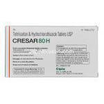 クレサール80H,ミカルディスジェネリック HCT, テルミサルタン 80mg/ ヒドロクロロチアジド 12.5m