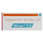 ミルタザピン（リフレックスジェネリック） 7.5 mg （Mirtaz） 箱