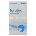 フマル酸ホルモテロール, Foratec, 12mcg 吸入剤 (Cipla) 箱