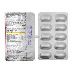 ファイトックス (アモキシシリン/ クラブラン酸) 375mg 錠剤