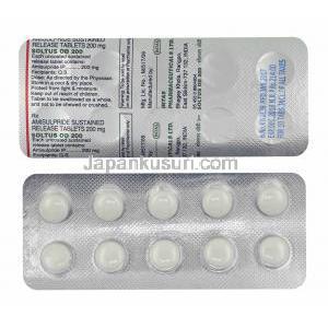 ソルタス OD (アミスルプリド) 200mg 錠剤