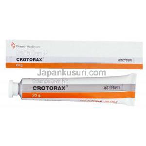 クロトラックス, クロタミトン Crotorax 10% 20gm クリーム (Primal Healthcare)