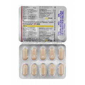 オクスマゼトール ER (オクスカルバゼピン) 600mg 錠剤