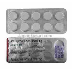 アミゴールド (アミスルプリド) 200mg 錠剤