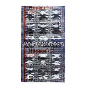 ホペース  5 , ラミプリル5mg, 錠剤, シート情報