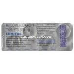 ロメフロキサシン（バレオンジェネリック） 400 mg 錠, Lomitas, (Intas Pharma)