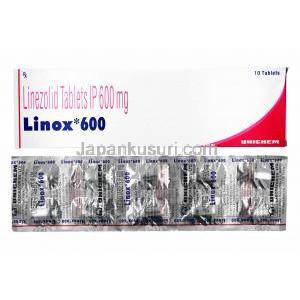 リネゾリド (ザイボックス ジェネリック),  リノスパンＤＴ Lonox 600mg (Torrent Pharma)