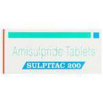 アミスルプリド（ソリアンジェネリック）, Sulpitac 200mg 錠 (Sun Pharma) 箱