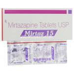 ミルタザピン（リフレックスジェネリック）, Mirtaz, 15 mg