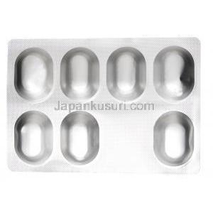 シグデュオ, ダパグリフロジン 10mg/ メトホルミン 1000mg 7 錠 (ER錠), 製造元：AstraZeneca, シート