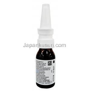 スダフェド 鼻スプレー, 塩酸キシロメタゾリン, N点鼻薬 (鼻スプレー)15ml,製造元：McNeil Products Ltd, ボトル情報, 消費期限