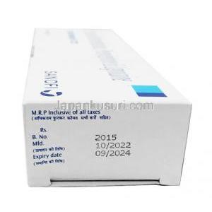 プロクトセディル BD クリーム, フェニレフリン 0.10%/ ベクロメタゾン 0.025%/ リドカイン 2.50% クリーム 20g, 製造元:Sanofi India,箱情報,  製造日, 消費期限