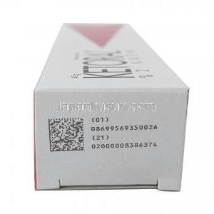 ケトラル クリーム, ケトコナゾール 2%,クリーム 40g, 製造元:Bilim Ilac San,箱側面