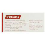プリモックス Primox, ノリトレン ジェネリック, ノルトリプチリン 25mg 錠 (Sun Pharma) 箱裏面