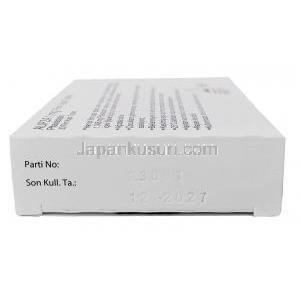 アリプザ 1mg, ピタバスタチン 1 mg, 製造元：Pierre Fabre, 箱情報, 消費期限