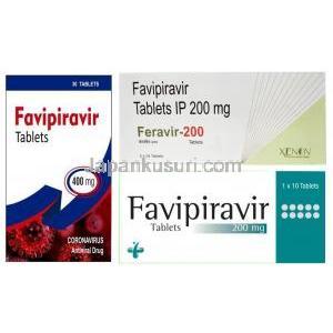 ファビピラビル 200 mg 箱