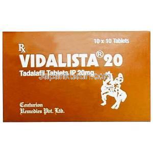 ビダリスタブラック, タダラフィル 80 mg, 製造元：Centurion, 箱表面