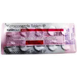 ケトスカルプ, ケトコナゾール 200 mg, 製造元：Leeford Healthcare Ltd, シート情報