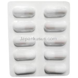 マイノス OD 100, ミノサイクリン 100 mg,カプセル (徐放性), 製造元：Sun Pharma, シート