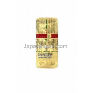 タムスース 0.4, タムスロシン塩酸塩 0.4 mg 錠剤, PTP包装裏面