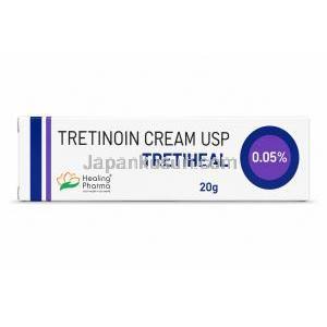 トレチヒール, トレチノイン 0.05%, クリーム 20g, パッケージ正面