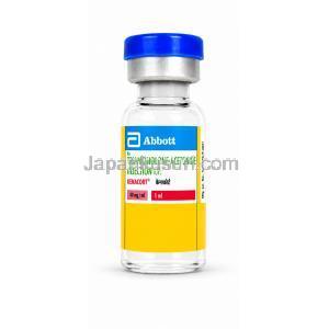 ケナコルト 注射, トリアムシノロン 40 mg/mL, 注射 1mL, 製造元：アボット, バイアル