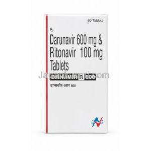 ダナビル R 600, ダルナビル 600mg/ リトナビ 100mg, 箱正面
