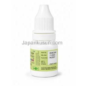 ハイドロアイズ・エイチエス, シクロスポリン 点眼薬 0.1%, 3 mL, 製造元: Lupin, ボトル情報, 製造日, 消費期限