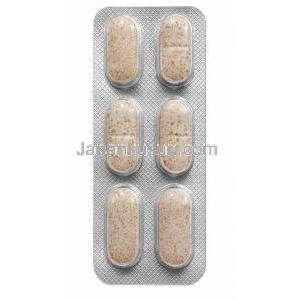 シプ-ゾックス, クロルゾキサゾン 500mg/ ジクロフェナク 50mg/ アセトアミノフェン 325mg, 6錠, 製造元：Cipla, シート（新包装）