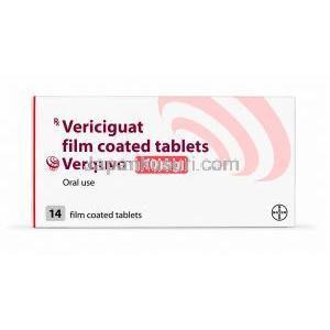 ベリキューボ, ベルイシグアト 10mg, 製造元: Bayer Zydus Pharma, 正面