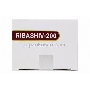 リバシフ, リバビリン 200 mg, 140 カプセル, 製造元：Shivnaam Tradelink Llp, 箱底面
