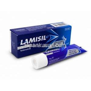 ラミシール ジェル,塩酸テルビナフィン 1%, ジェル15 g,, 製造元：Karo Healthcare,箱, チューブ