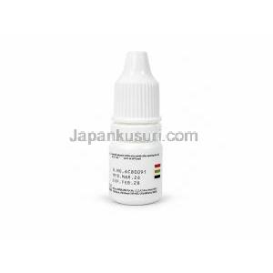 ドルゾックス T 点眼薬, ドルゾラミド 2% w/v/ チモロール 0.5% w/v, 点眼薬 5 mL, 製造元：Cipla, ボトル情報, 製造日, 消費期限