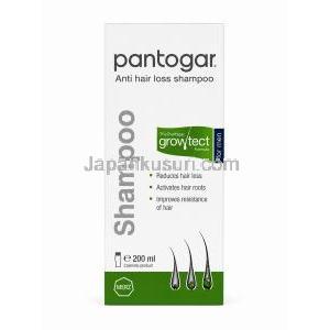 パントガール 男性用薄毛対策シャンプー, シャンプー200 mL, (男性用), 製造元：Merz Pharmaceuticals, 箱正面