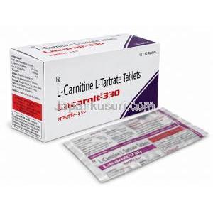ラカルニット, レボカルニチン 330 mg, 製造元：La Renon Healthcare, 箱, シート