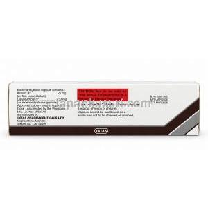 アレノ, アスピリン 25mg/ ジピリダモール 200mg, 製造元: Intas Pharmaceuticals Ltd, 商品情報（成分・用量、注意事項、保管方法、製造情報）