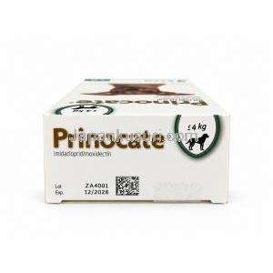 プリノケート, イミダクロプリド 40mg/ モキシデクチン 10mg, 小型犬用, 製造元: KRKA, 箱