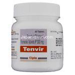 テノホビルジソプロキシルフマル酸 （ビリアード ジェネリック）, テンビル Tenvir 300mg 錠 (Cipla)